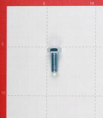 Болт оцинкованный M8x20 мм DIN 933 (50 шт.) - фото 3
