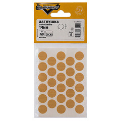 Заглушка декоративная d14 мм самоклеящаяся сосна (50 шт.) - фото 2