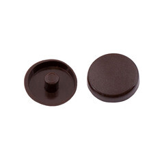 Изображение товара Заглушка декоративная пластиковая для рамного дюбеля темно-коричневая (35 шт.)