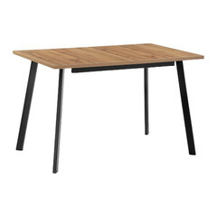 Изображение товара Стол кухонный раздвижной прямоугольный 1,2х0,75 м дуб вотан/черный Колон Лофт (489606)