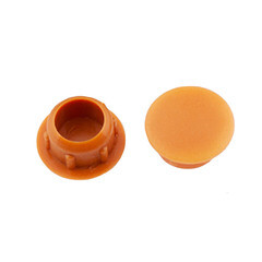 Заглушка декоративная пластиковая d8 мм бук (35 шт.) - фото 1