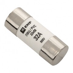 Вставка плавкая EKF PROxima ПВЦ 32А 50 кА 220 В цилиндрическая (10 шт.) (pvc-22x58-32) - фото 1