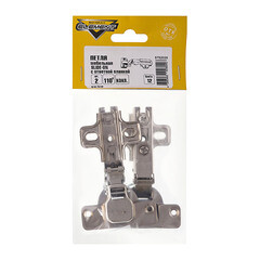 Петля мебельная Slide-on 110° накладная с ответной планкой (2 шт.) - фото 2