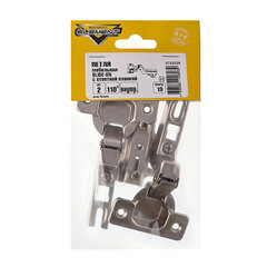 Петля мебельная Slide-on 110° внутренняя с ответной планкой (2 шт.) - фото 2