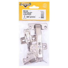 Петля мебельная Click 90° угловая с ответной планкой и доводчиком (2 шт.) - фото 2