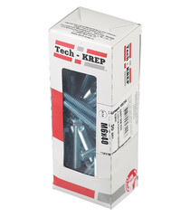 Болт оцинкованный M6x40 мм DIN 933 (50 шт.) - фото 2