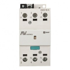 Изображение товара Контактор Averes КМЭ (ctr-s-50-00-400-av) 400 В 50 А тип АС 3P малогабаритный
