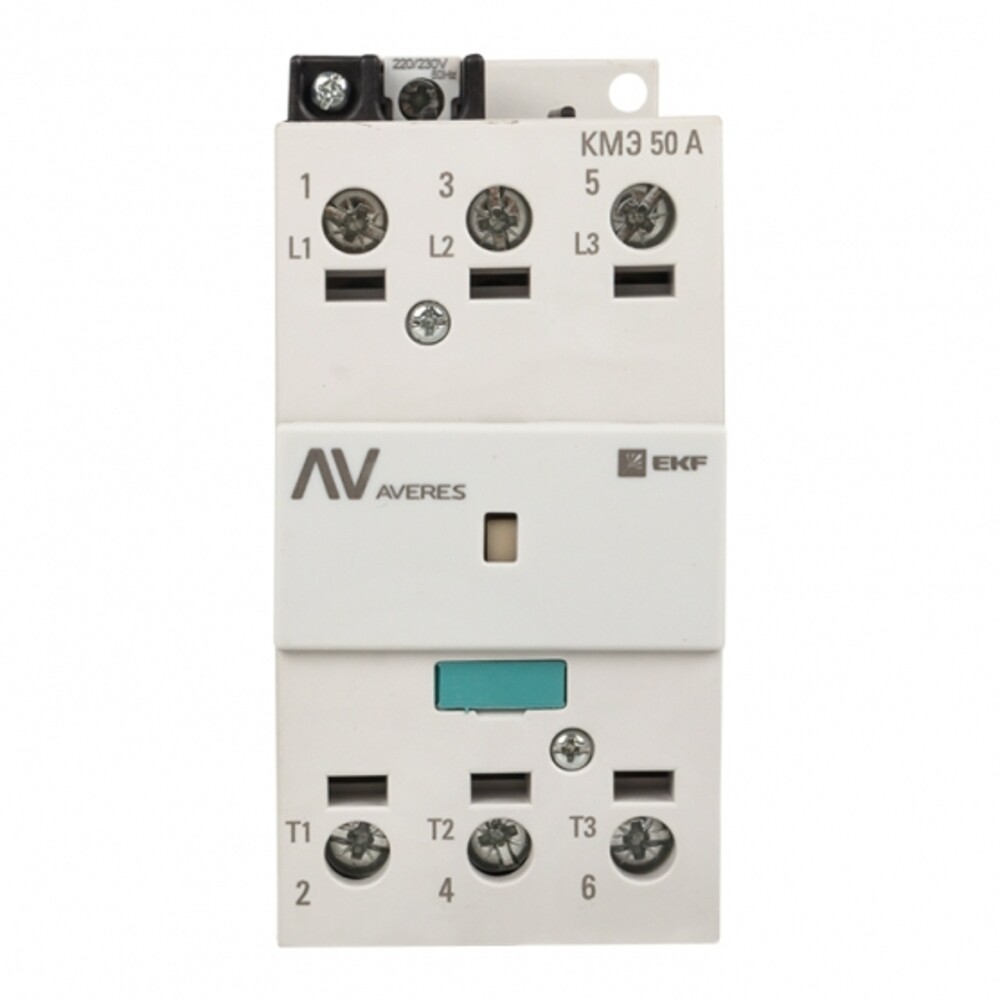 Изображение товара Контактор Averes КМЭ (ctr-s-50-00-400-av) 400 В 50 А тип АС 3P