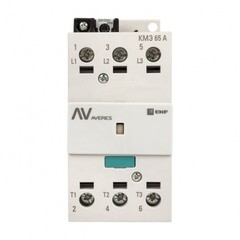 Контактор малогабаритный EKF Averes КМЭ 400 В 65 А тип AC (ctr-s-70-00-400-av) - фото 1