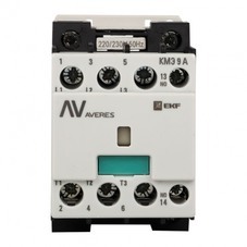 Контактор малогабаритный EKF Averes КМЭ 400 В 9 А тип AC 1НО (ctr-s-9-10-400-av)