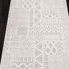 Ковер 1х1,4 м прямоугольный Genova 938558 696962 светло-серый - фото 4