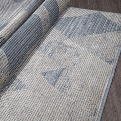 Ковер 2х3 м прямоугольный Euphoria 13108 синий/голубой - фото 3