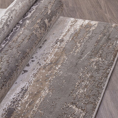 Ковер 0,8х1,5 м прямоугольный Graff 3312 серо-бежевый - фото 3