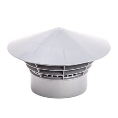 Изображение товара Грибок (дефлектор) Lammin d110 мм пластиковый для внутренней канализации (Lm35001000110)