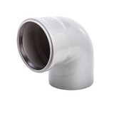 Отвод Lammin d110 мм 87,5° пластиковый для внутренней канализации (Lm35040011090)