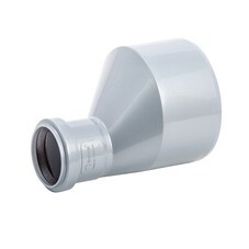 Переходник Lammin d110х50 мм пластиковый эксцентрический для внутренней канализации (Lm35060011050)