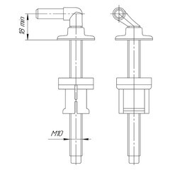 Крепление для сиденья унитаза Инкоэр Элисса - фото 2
