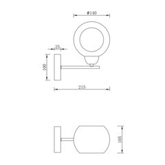 Бра Freya Enzo E14 40 Вт 220-240 В черное IP20 (FR5155WL-01B) - фото 2
