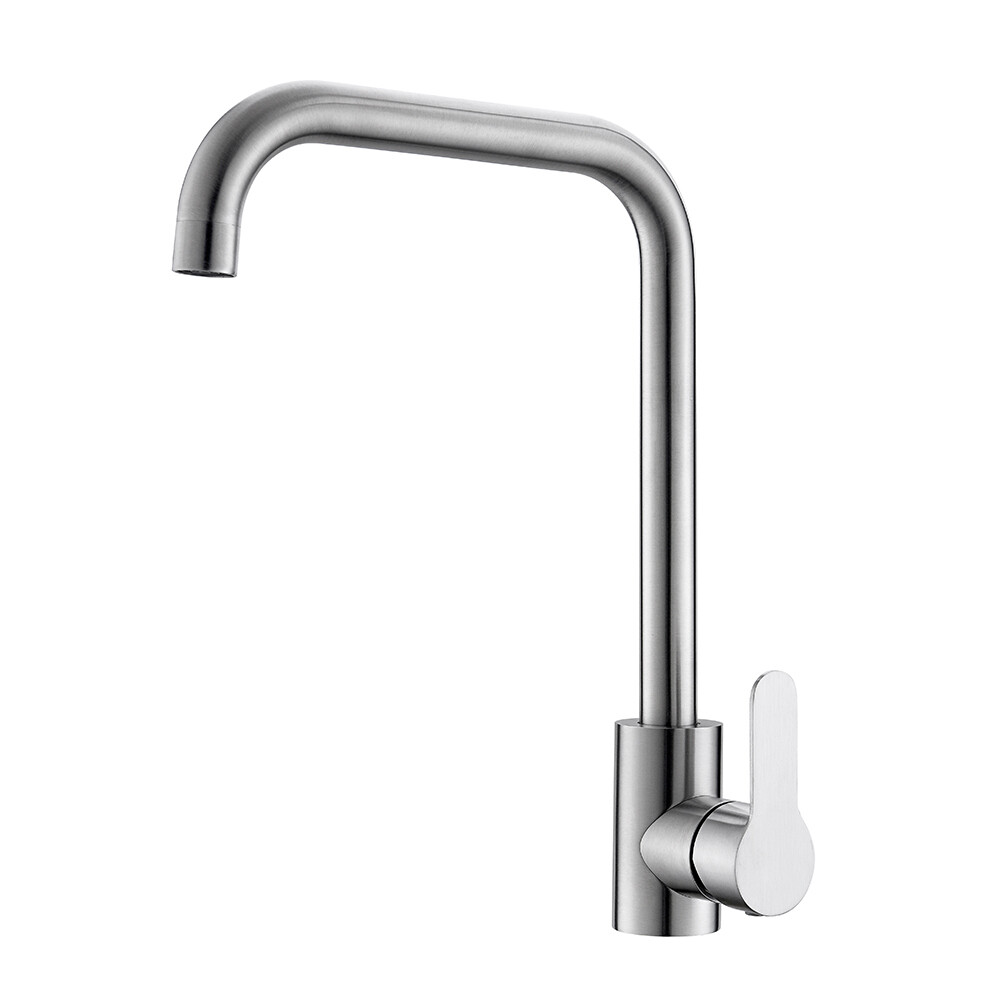 Изображение товара Смеситель для кухни Corsa Deco Everest сталь однорычажный высокий излив