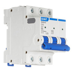 Автоматический выключатель модульный Chint NXB-63 3P 16А тип C 6 кА 400 В (814170) - фото 3
