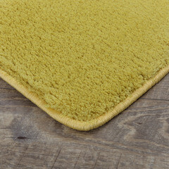 Ковер 1х2 м прямоугольный желтый - фото 5
