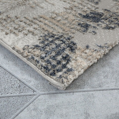 Ковер 0,6х1 м прямоугольный Beverly серо-голубой - фото 5