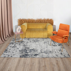 Ковер 1,2х1,7 м прямоугольный Beverly светло-серый - фото 4