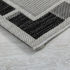 Ковер 1,2х1,7 м прямоугольный Side серый безворсовый - фото 5