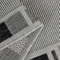 Ковер 1,2х1,7 м прямоугольный Side серый безворсовый - фото 3