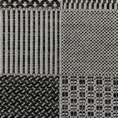 Ковер 0,8х1,5 м прямоугольный Side квадраты серый безворсовый - фото 4