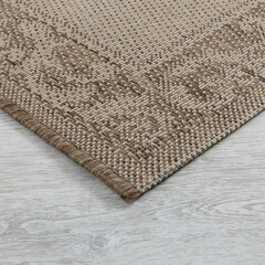 Ковер 1,2х1,7 м прямоугольный Side бежевый безворсовый - фото 5