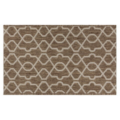 Изображение товара Ковер 1,2х1,7 м прямоугольный Side бежево-коричневый безворсовый