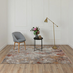 Ковер 1,65х2,3 м прямоугольный Glory коричнево-бежевый - фото 2