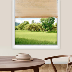 Штора плиссе 90х190 см Room Decor бежевая - фото 2