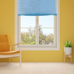 Штора плиссе 90х190 см Room Decor голубая - фото 2