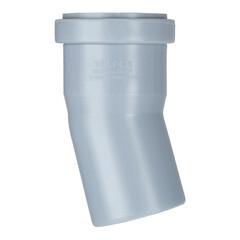 Отвод Valfex d50 мм 15° пластиковый для внутренней канализации - фото 3