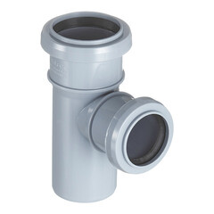 Тройник Valfex d50х40 мм 87° пластиковый для внутренней канализации - фото 1