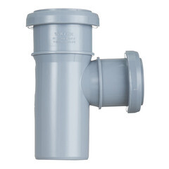 Тройник Valfex d50х40 мм 87° пластиковый для внутренней канализации - фото 2