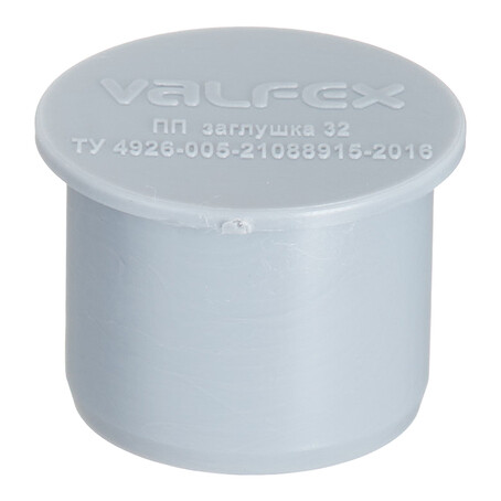 Заглушка Valfex d50 мм пластиковая для внутренней канализации — купить ...