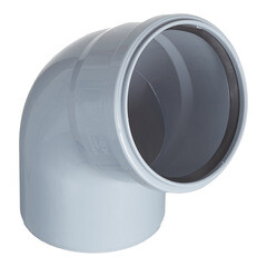 Отвод Valfex d110 мм 67° пластиковый для внутренней канализации (20132110) - фото 1