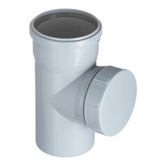 Ревизия Valfex d110 мм пластиковая для внутренней канализации (20103110) - фото 1