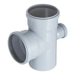 Крестовина Valfex d110х110х50 мм 87° пластиковая одноплоскостная для внутренней канализации (27211115) - фото 1