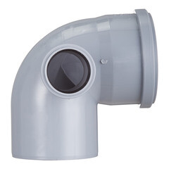 Отвод Valfex d110х50 мм 87° пластиковый с выходом d50 мм левый для внутренней канализации (23121150) - фото 3