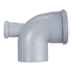 Отвод Valfex d110х50 мм 87° пластиковый с выходом d50 мм фронтальный для внутренней канализации (23124150) - фото 3