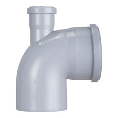 Отвод Valfex d110х50 мм 87° пластиковый с выходом d50 мм прямой для внутренней канализации (23125150) - фото 3