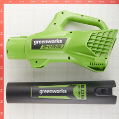 Воздуходувка аккумуляторная ручная Greenworks 24V G24AB 24 В без АКБ и ЗУ (2404807) - фото 2