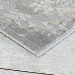 Ковер 0,8х1,5 м прямоугольный Lion светло-серый - фото 5