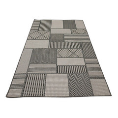 Ковер 1,2х1,8 м прямоугольный Лира серый безворсовый - фото 2