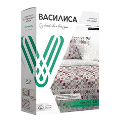 Комплект постельного белья Семейный перкаль Double Dreams 70242/1 с простыней 220х240 см - фото 2