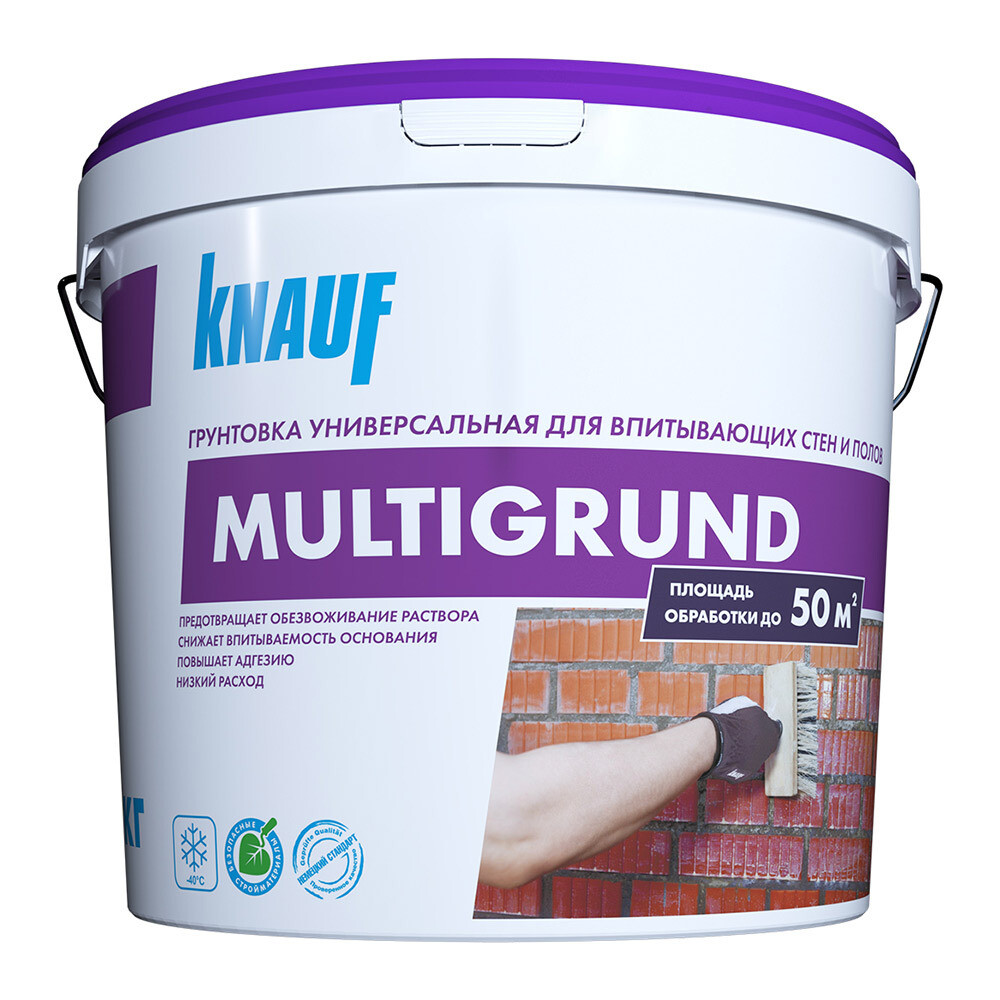 Изображение товара Грунт Knauf Мульти Грунд универсальный 10 кг для внутренних и наружных работ